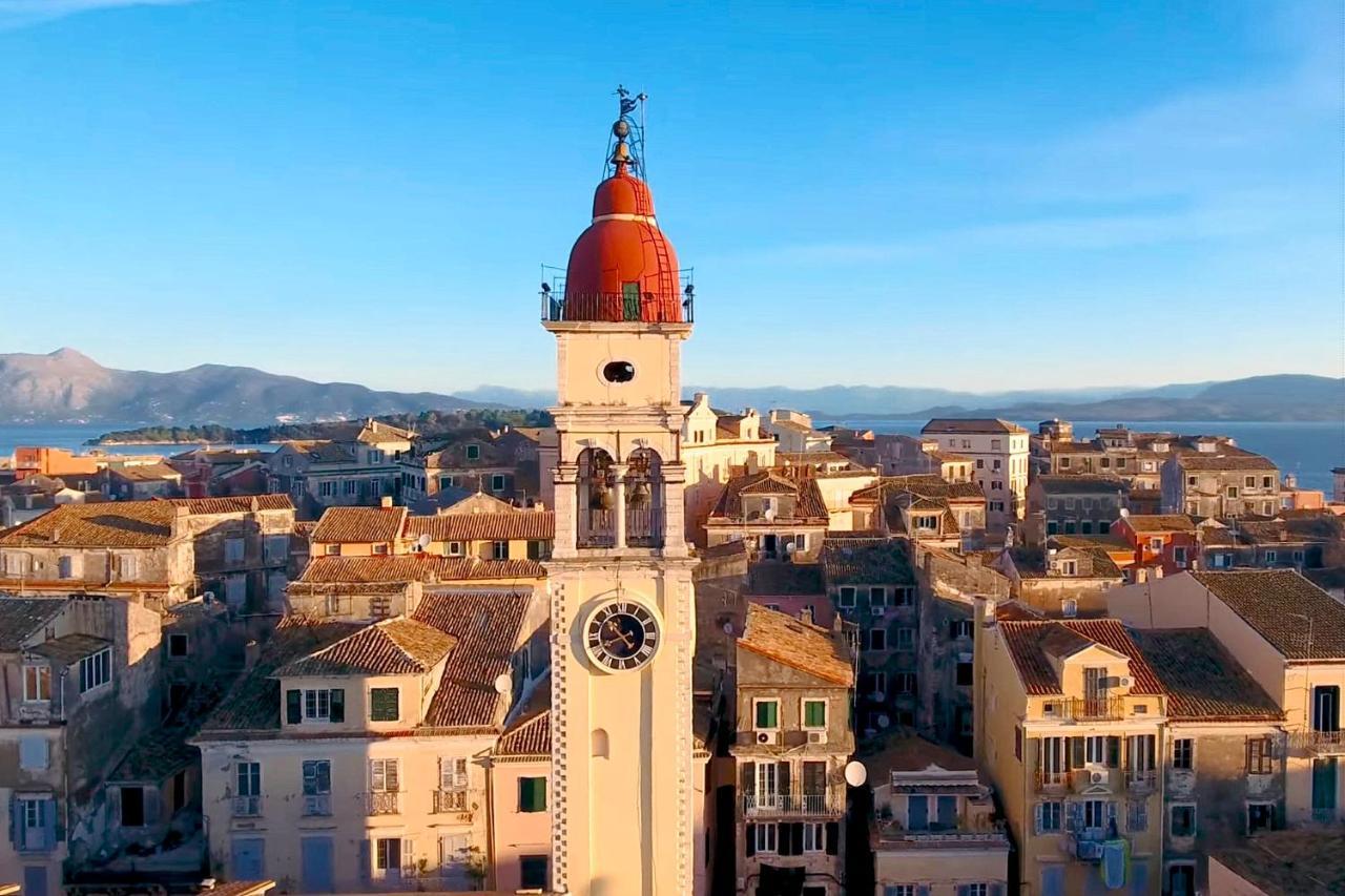 Spacious Maisonette - Roof Top View Of Corfu Port Mantouki Zewnętrze zdjęcie