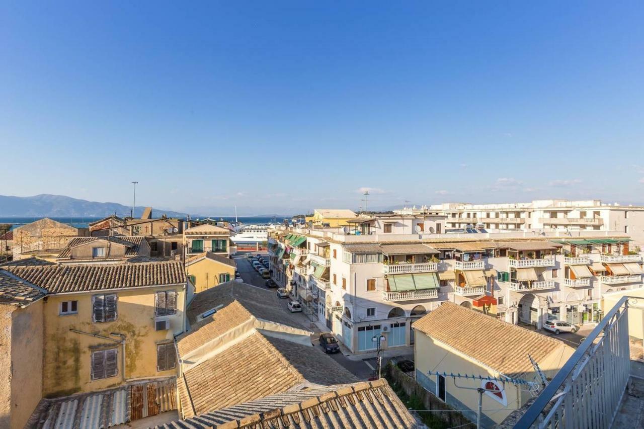 Spacious Maisonette - Roof Top View Of Corfu Port Mantouki Zewnętrze zdjęcie