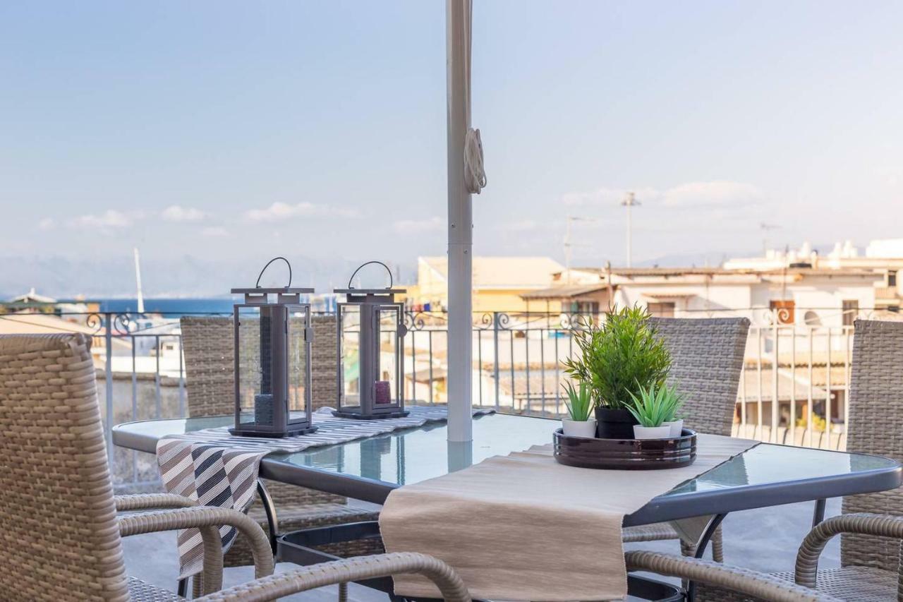 Spacious Maisonette - Roof Top View Of Corfu Port Mantouki Zewnętrze zdjęcie